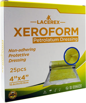 AWD Xeroform Petrolatum Fine Mesh Gauze Dressing 4"x4" Sterile