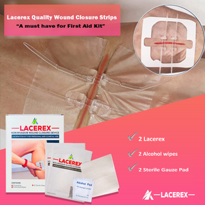 Lacerex Surgical Quality Wound Closure Strips